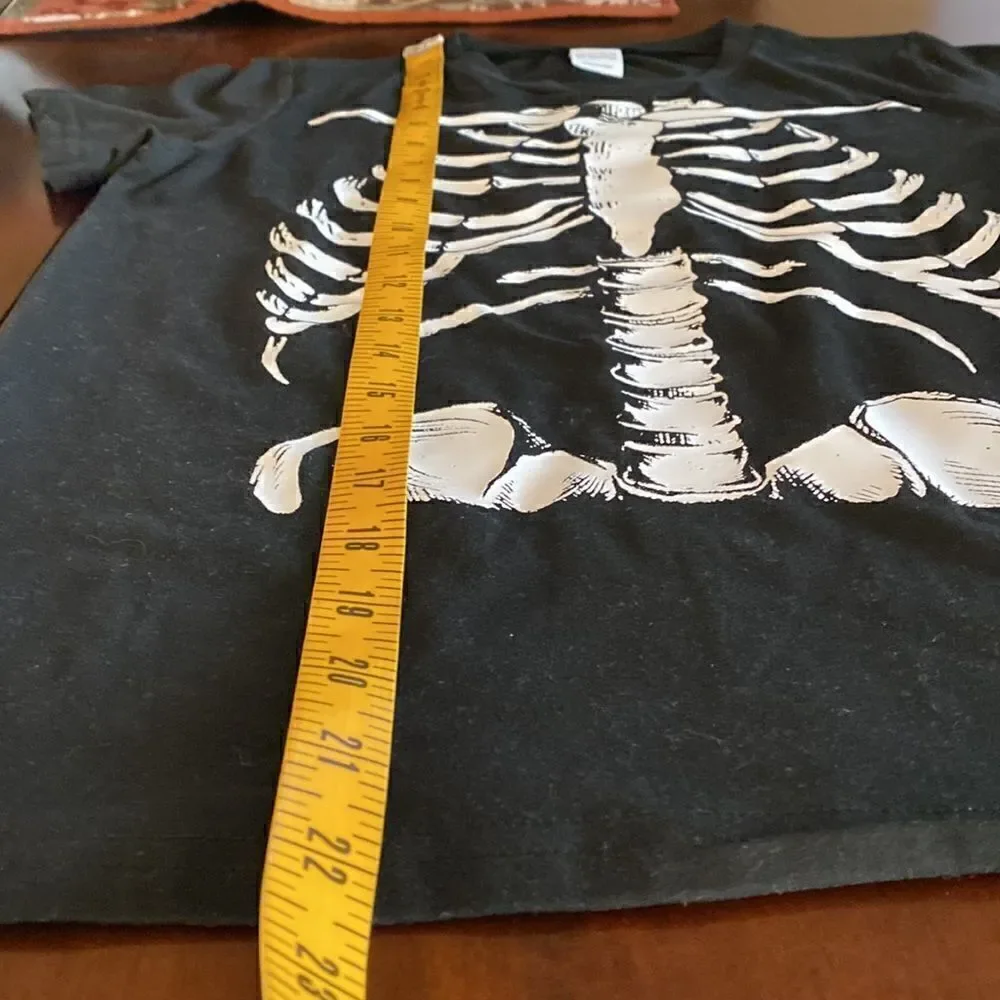 Unisex Glow In The Dark Child’s Medium Skeleton Tee Shirt